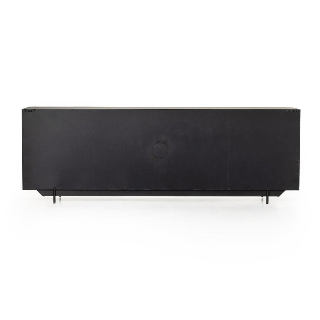 Hendrix Media Console - Perforated Black