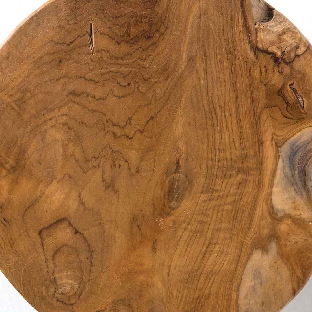 Toby Stool - Aged Natural Teak