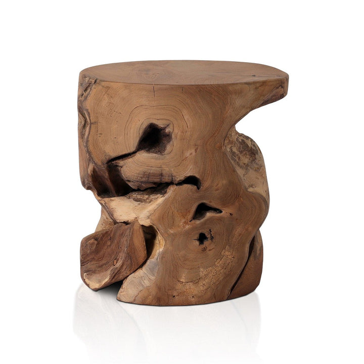 Toby Stool - Aged Natural Teak