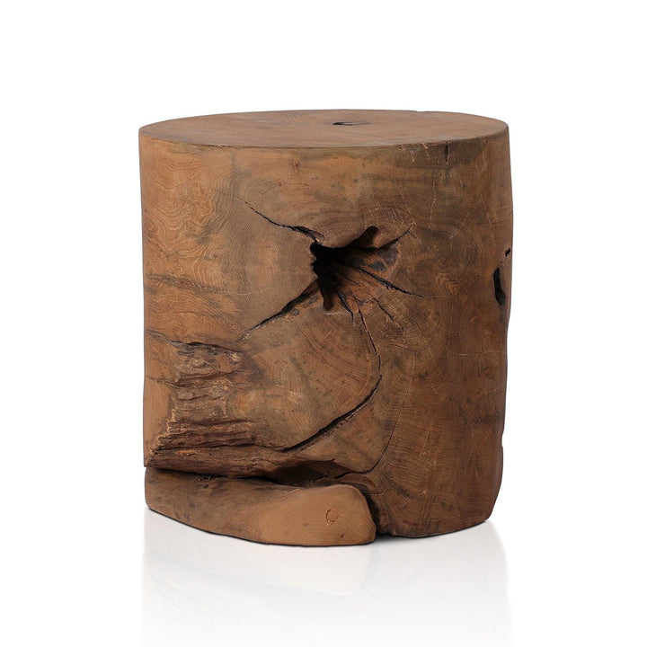 Toby Stool - Aged Natural Teak