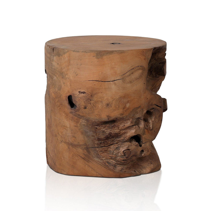 Toby Stool - Aged Natural Teak