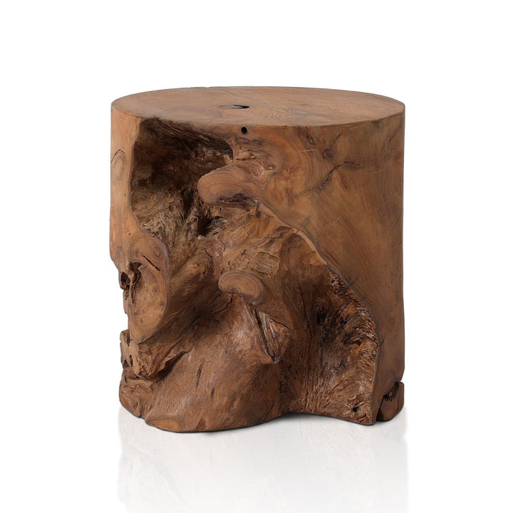 Toby Stool - Aged Natural Teak