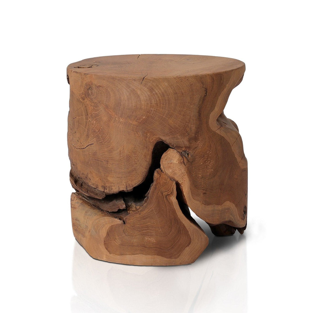 Toby Stool - Aged Natural Teak