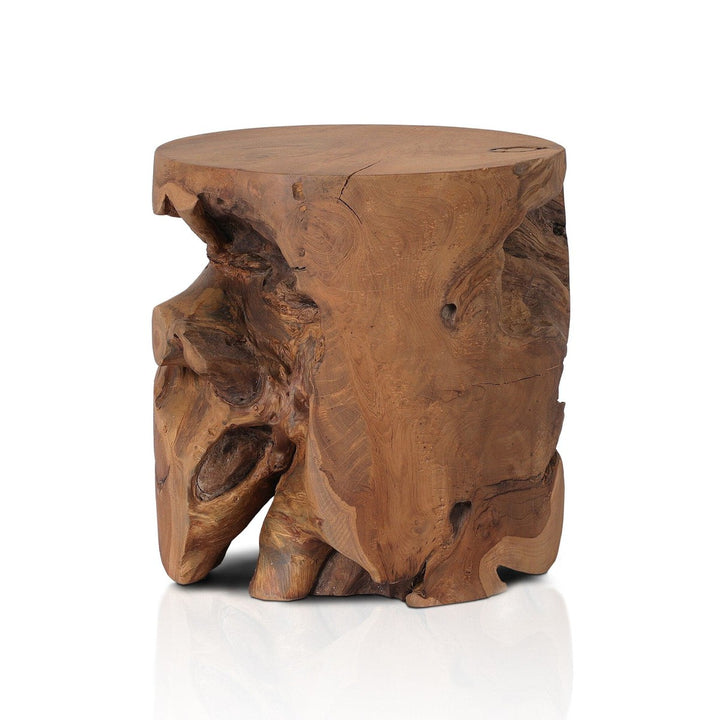 Toby Stool - Aged Natural Teak