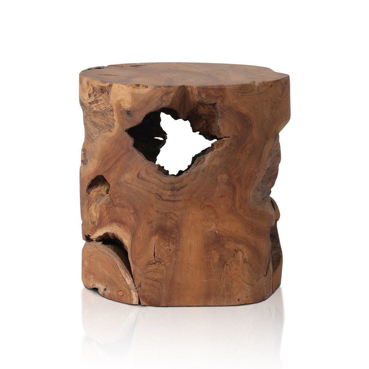 Toby Stool - Aged Natural Teak