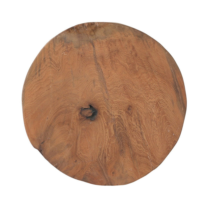 Toby Stool - Aged Natural Teak