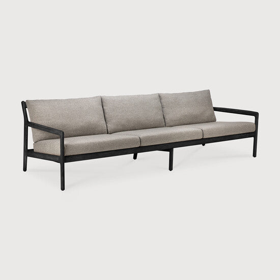 Jack Outdoor Sofa - Mocha, Teak black, 3+ seater view