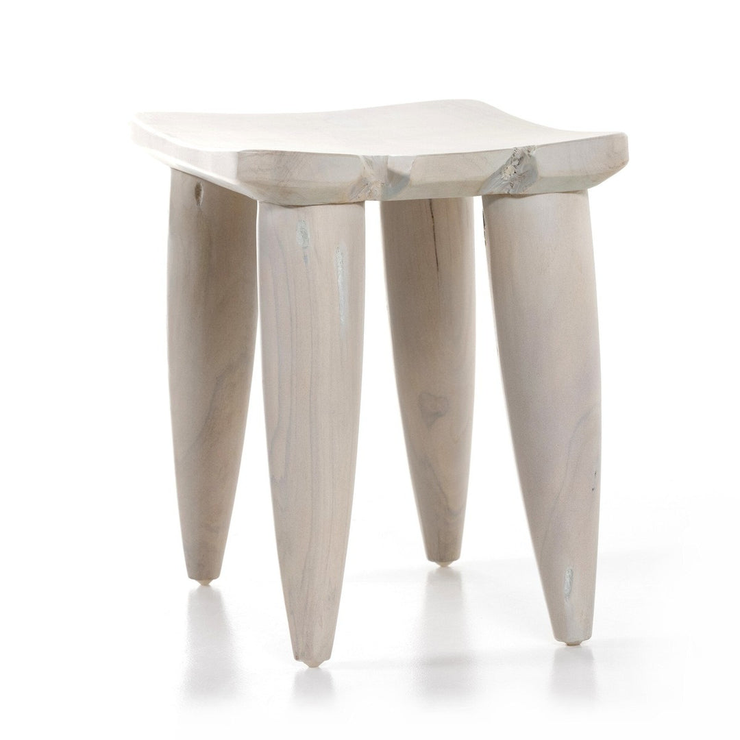 Zara Outdoor Stool - Ivory Teak