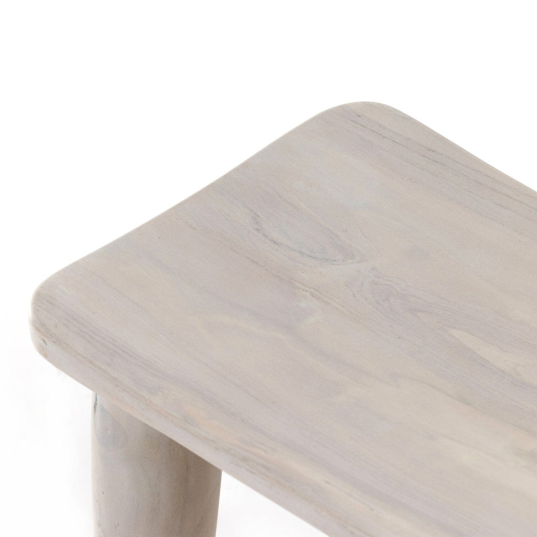 Zara Outdoor Stool - Ivory Teak