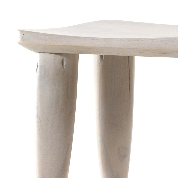 Zara Outdoor Stool - Ivory Teak