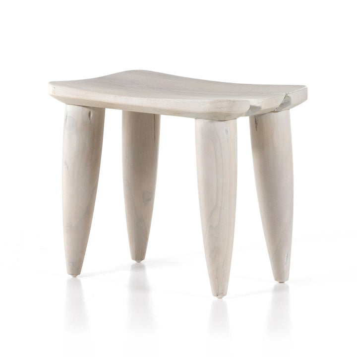 Zara Outdoor Stool - Ivory Teak