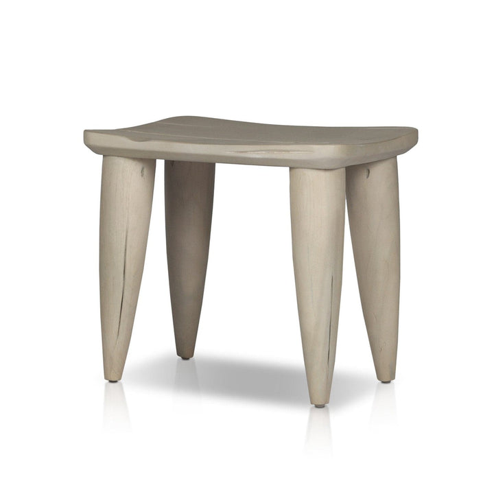 Zara Outdoor Stool - Ivory Teak