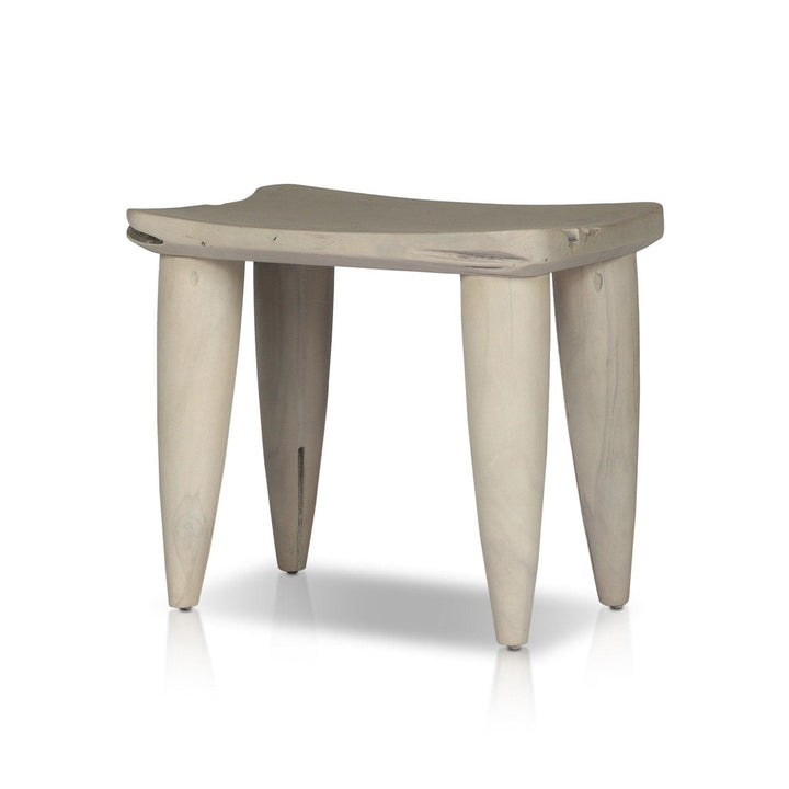 Zara Outdoor Stool - Ivory Teak