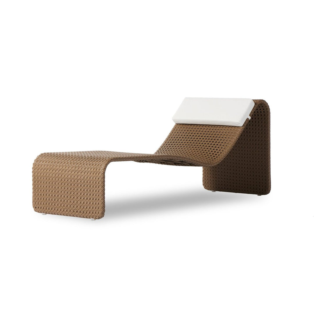 Brooke Outdoor Woven Chaise - Natural Woven