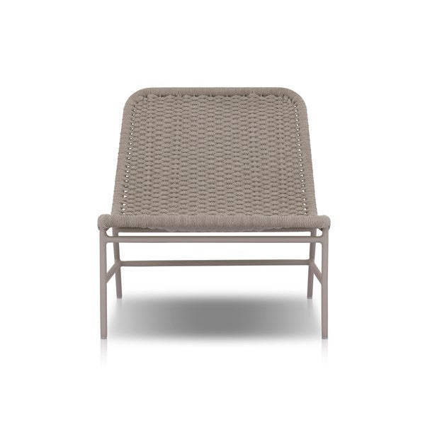 Bruno Outdoor Chair-Four Hands-FH-JSOL-048-Outdoor Lounge ChairsTextured Black-Dark Grey Rope-7-France and Son