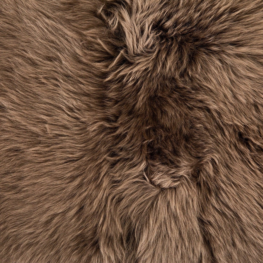 Leon Lambskin Throw - Taupe Lambskin