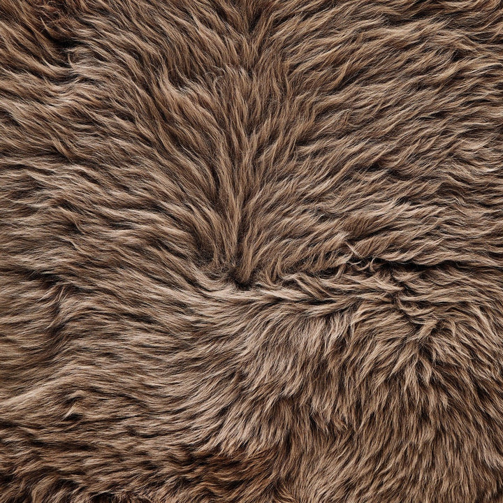 Leon Lambskin Throw - Taupe Lambskin