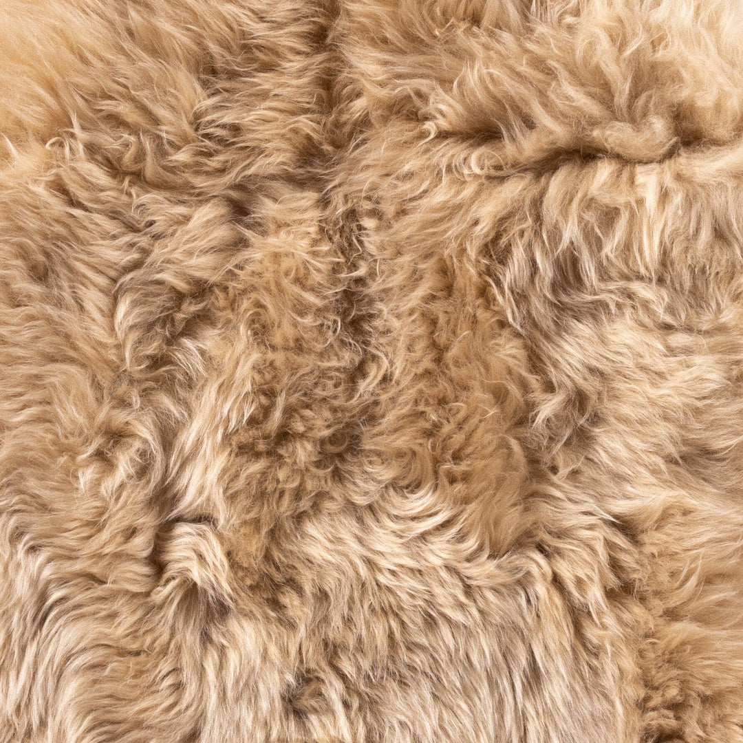 Leon Lambskin Throw - Beige Lambskin