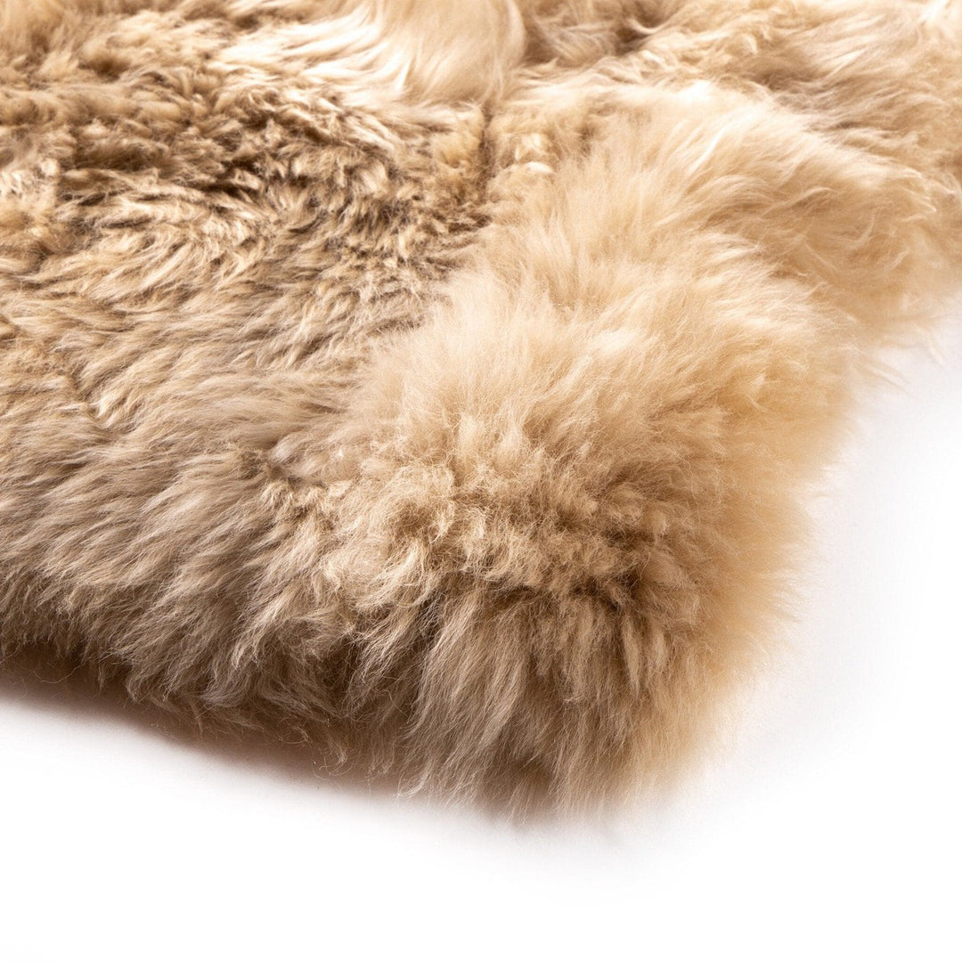 Leon Lambskin Throw - Beige Lambskin