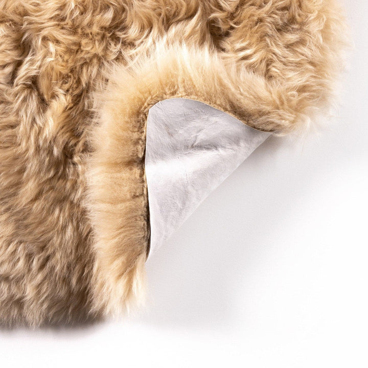 Leon Lambskin Throw - Beige Lambskin