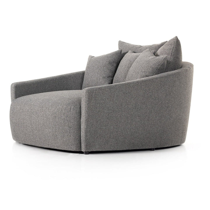 Clara Media Lounger - Fallon Charcoal