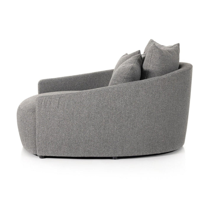 Clara Media Lounger - Fallon Charcoal