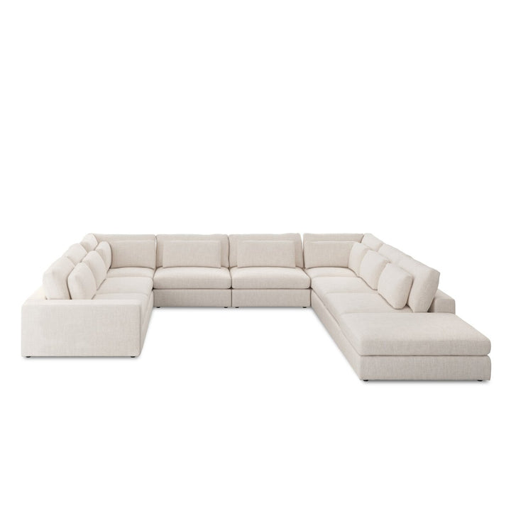 Chelsea 8-Piece Sectional - W/ Ottoman - Essence Natural