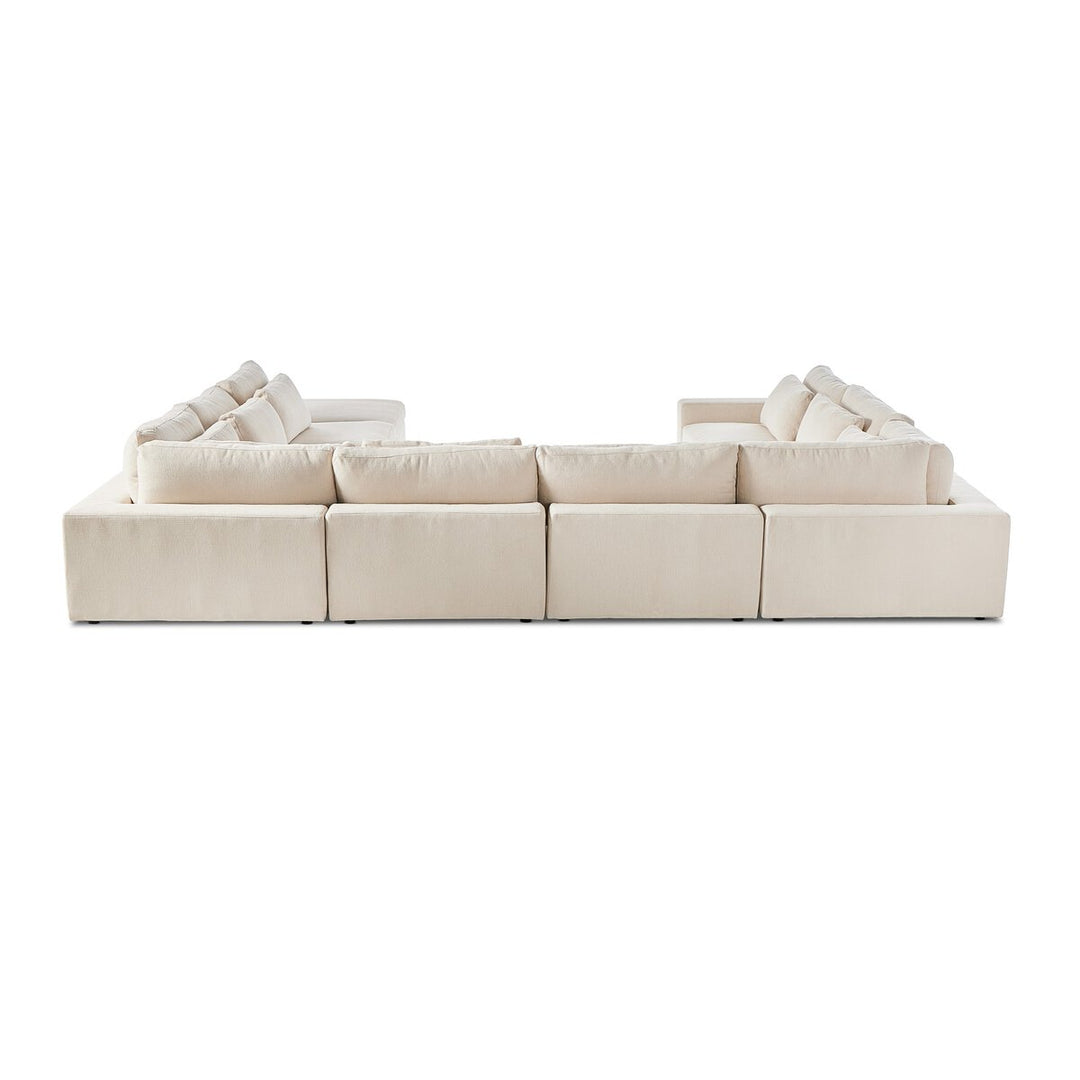 Chelsea 8-Piece Sectional - W/ Ottoman - Clairmont Ivory