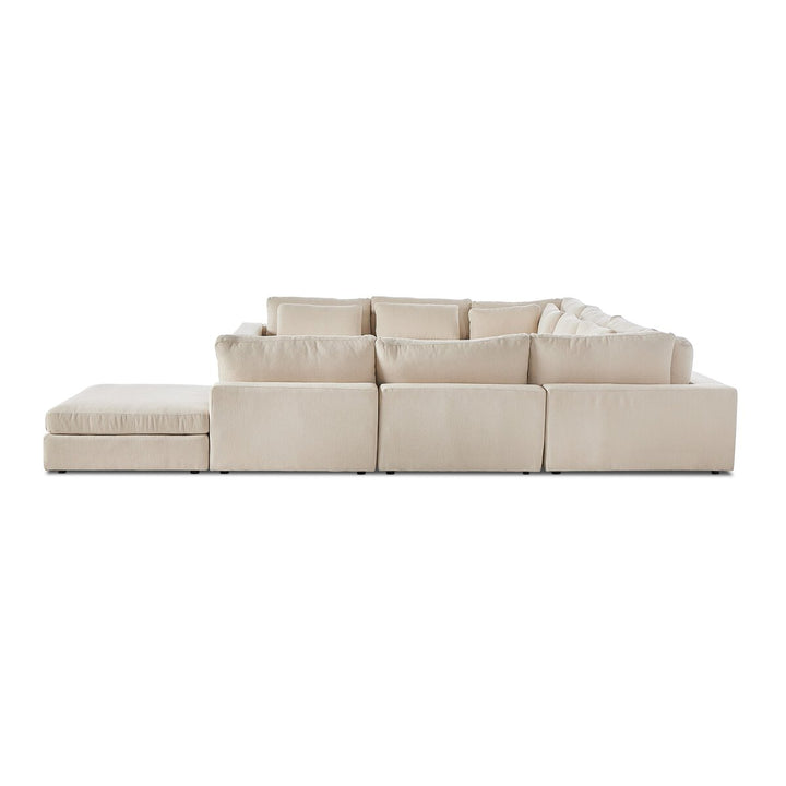 Chelsea 8-Piece Sectional - W/ Ottoman - Clairmont Ivory