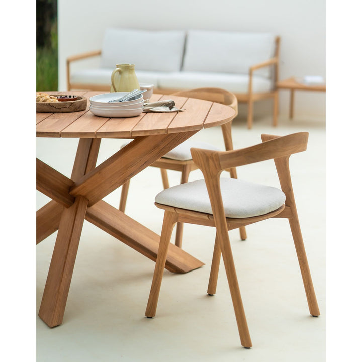 Bok Outdoor Dining Chair Cushion - lifestyle