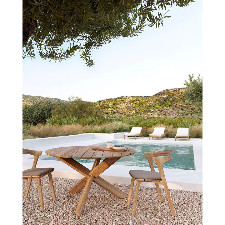 Bok Outdoor Dining Chair Cushion - lifestyle