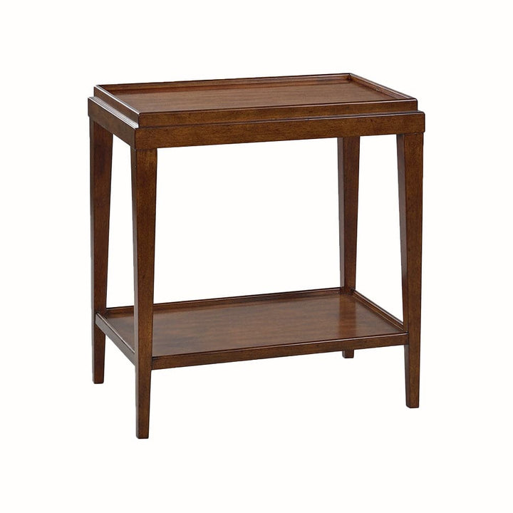 Liz Rectangular Side Table-Oliver Home-OliverH-1029-01-Side TablesRustic-Small-10-France and Son