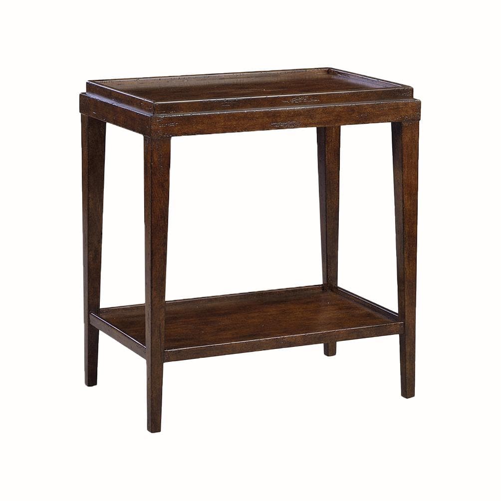 Liz Rectangular Side Table-Oliver Home-OliverH-1029-20-Side TablesCountry-Small-13-France and Son