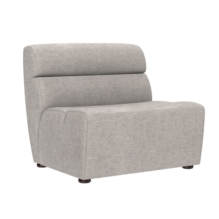 Cornell Modular Sectional-Sunpan-SUNPAN-103826-SectionalsArmless Chair - Stone Grey-26-France and Son