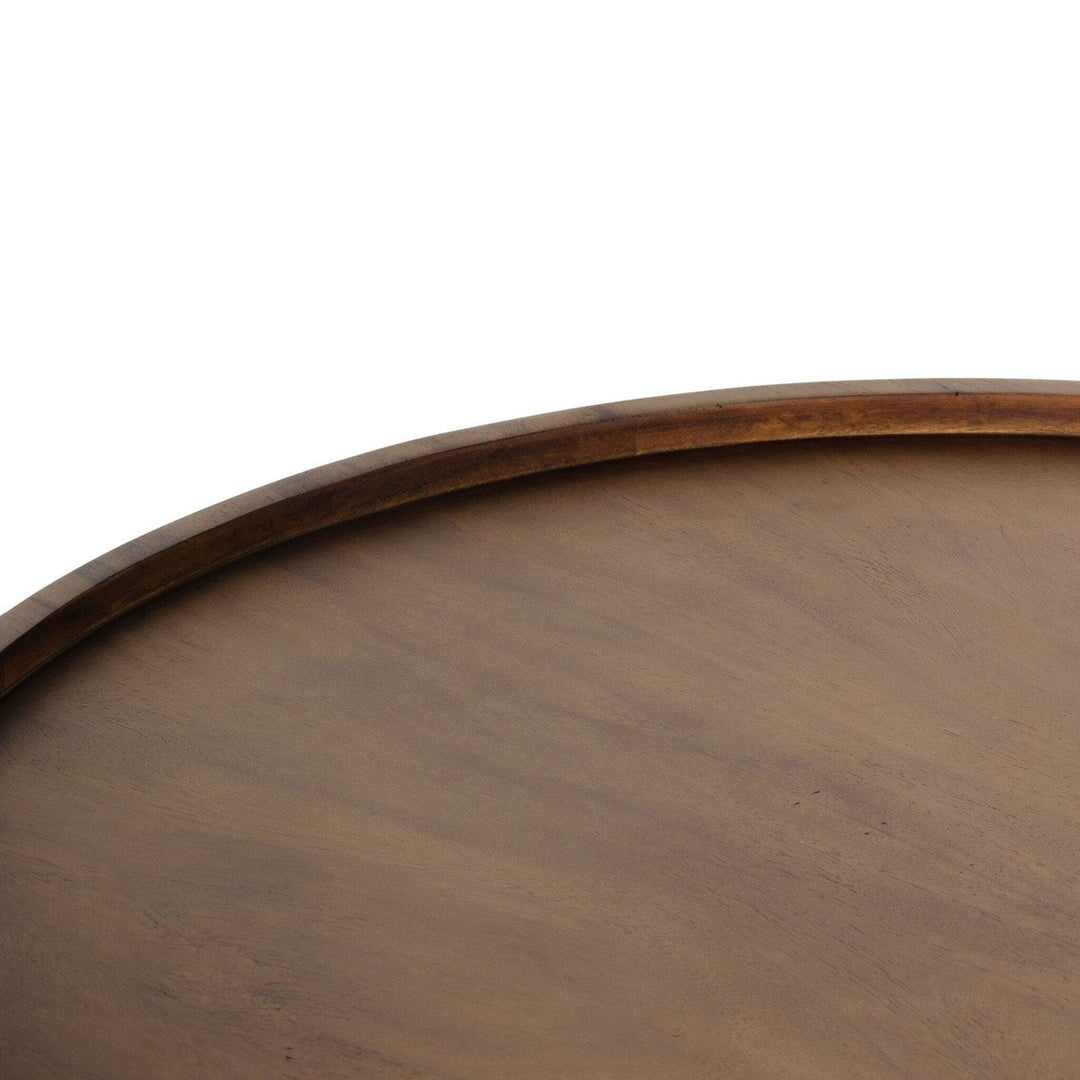 Solas Drum Coffee Table - Caramel Guanacaste