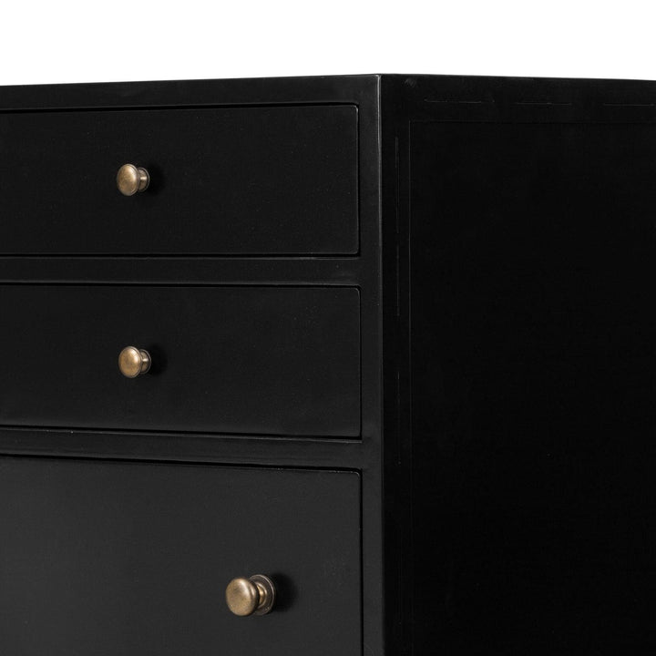 Bennett 8 Drawer Tall Dresser - Black