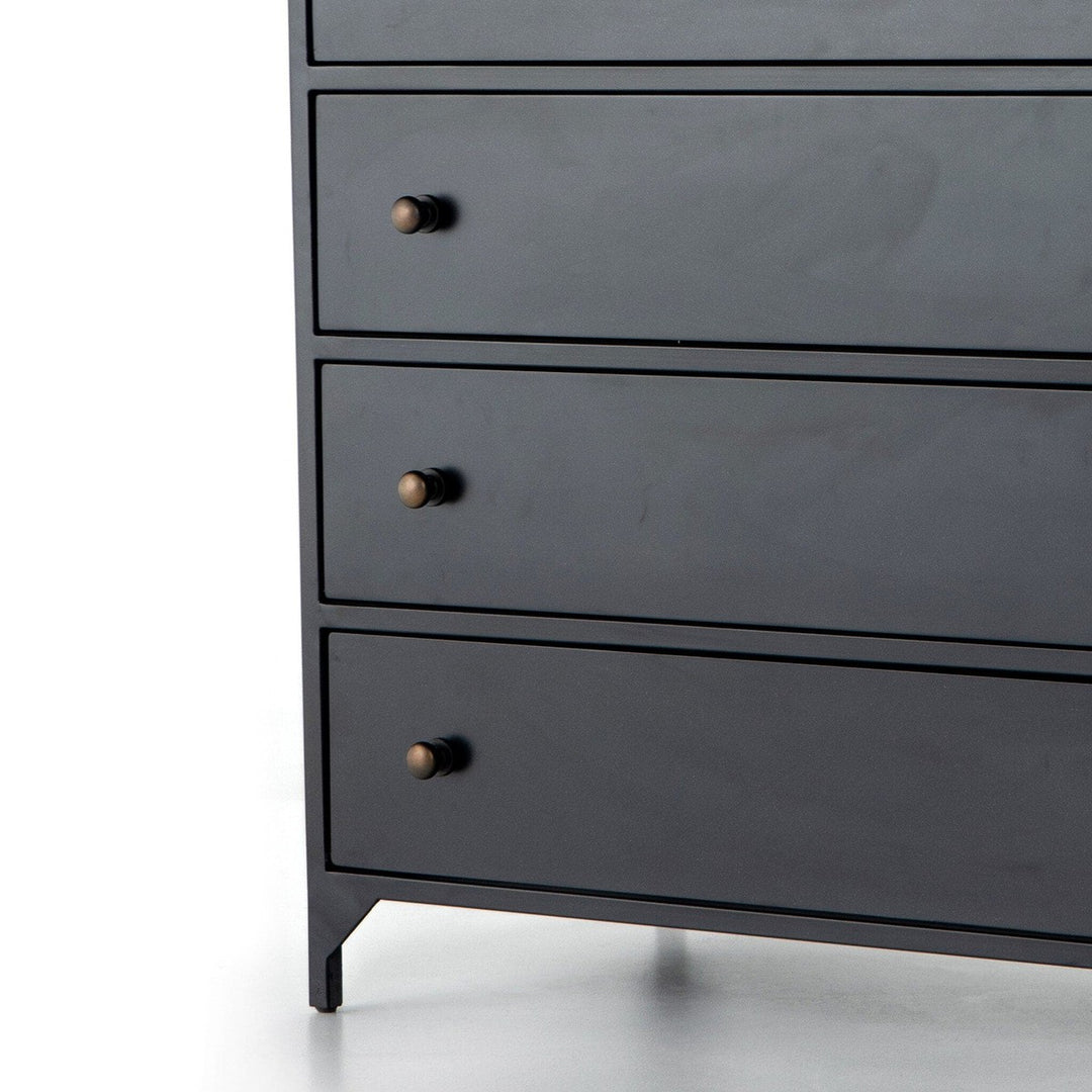 Bennett 8 Drawer Tall Dresser - Black