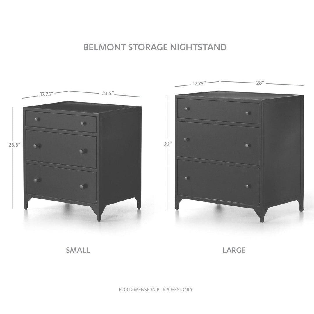 Bennett Storage Nightstand - Black