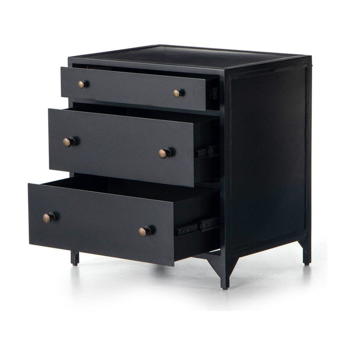 Bennett Storage Nightstand - Black