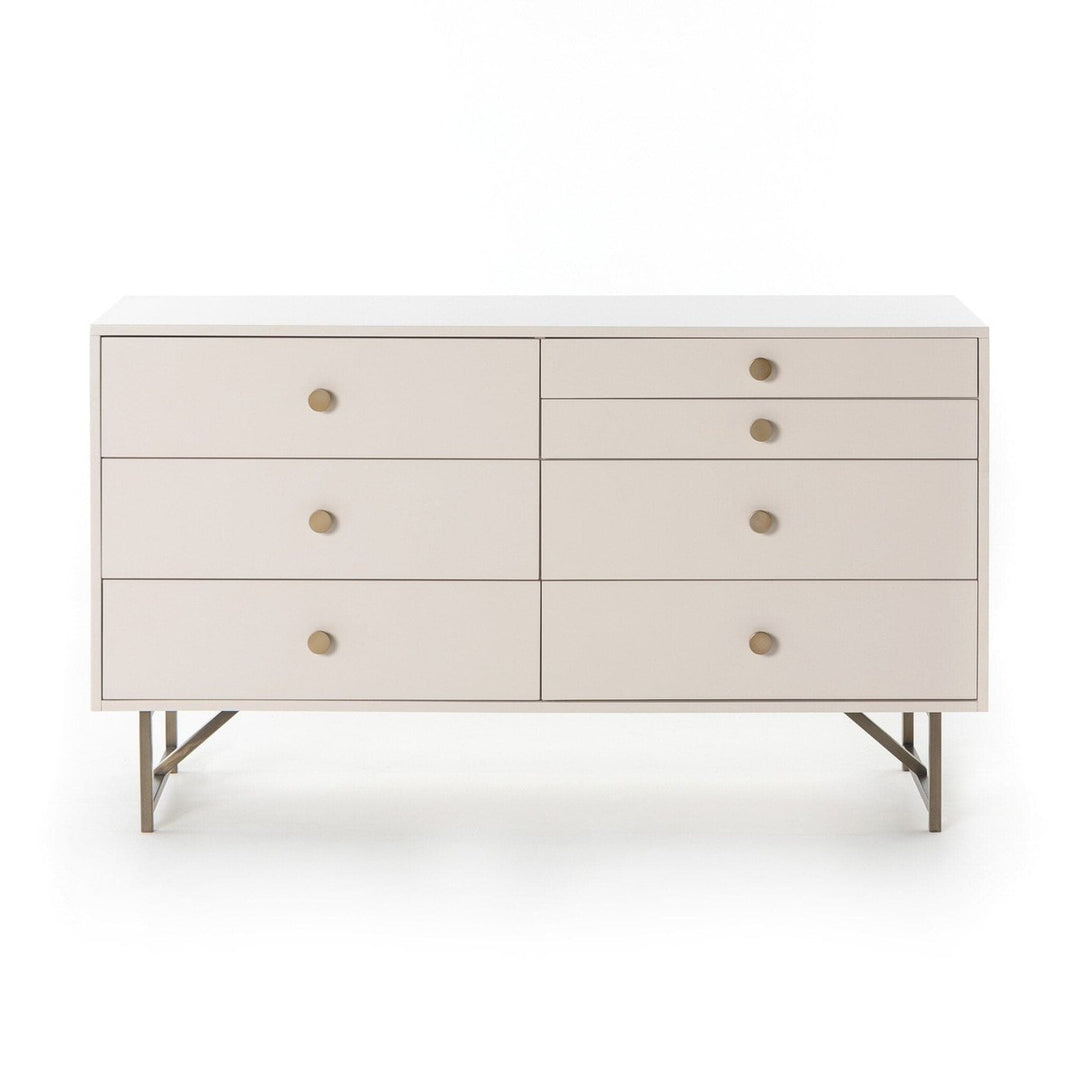 Vaughn 7 Drawer Dresser - Matte Alabaster