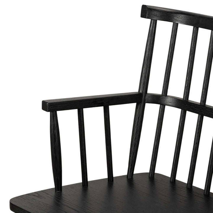 Arden Large Bench - Black Oak