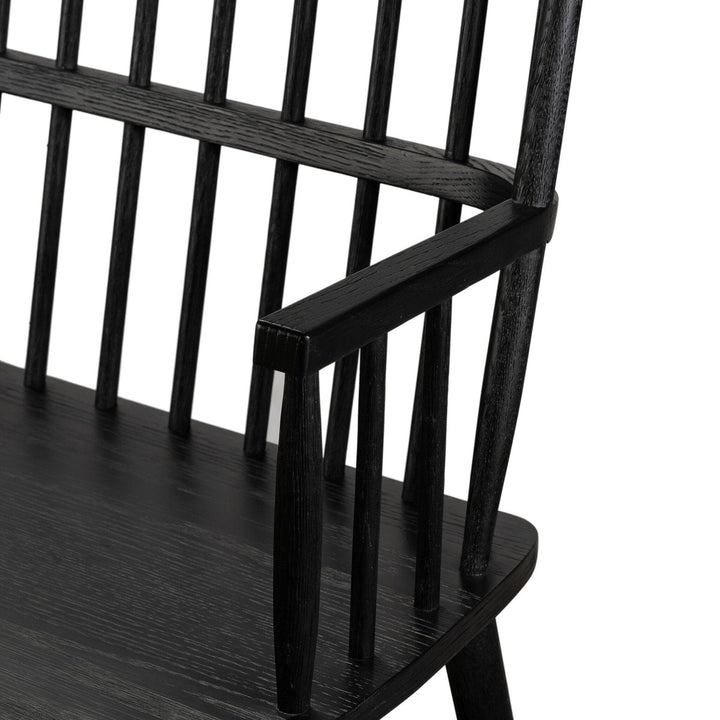 Arden Large Bench - Black Oak