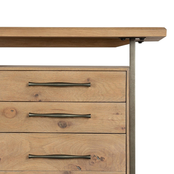 Laurel Desk - Natural Resawn Oak