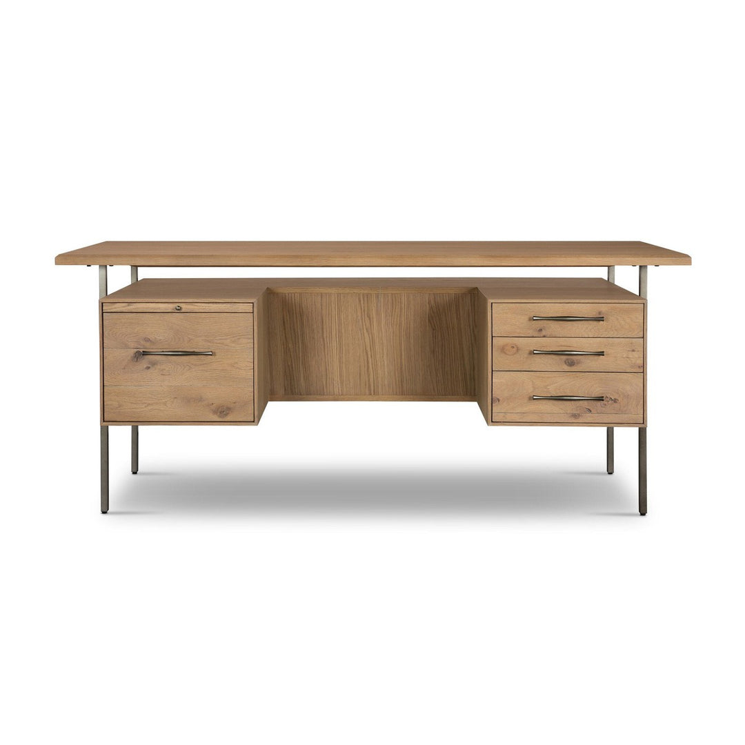 Laurel Desk - Natural Resawn Oak