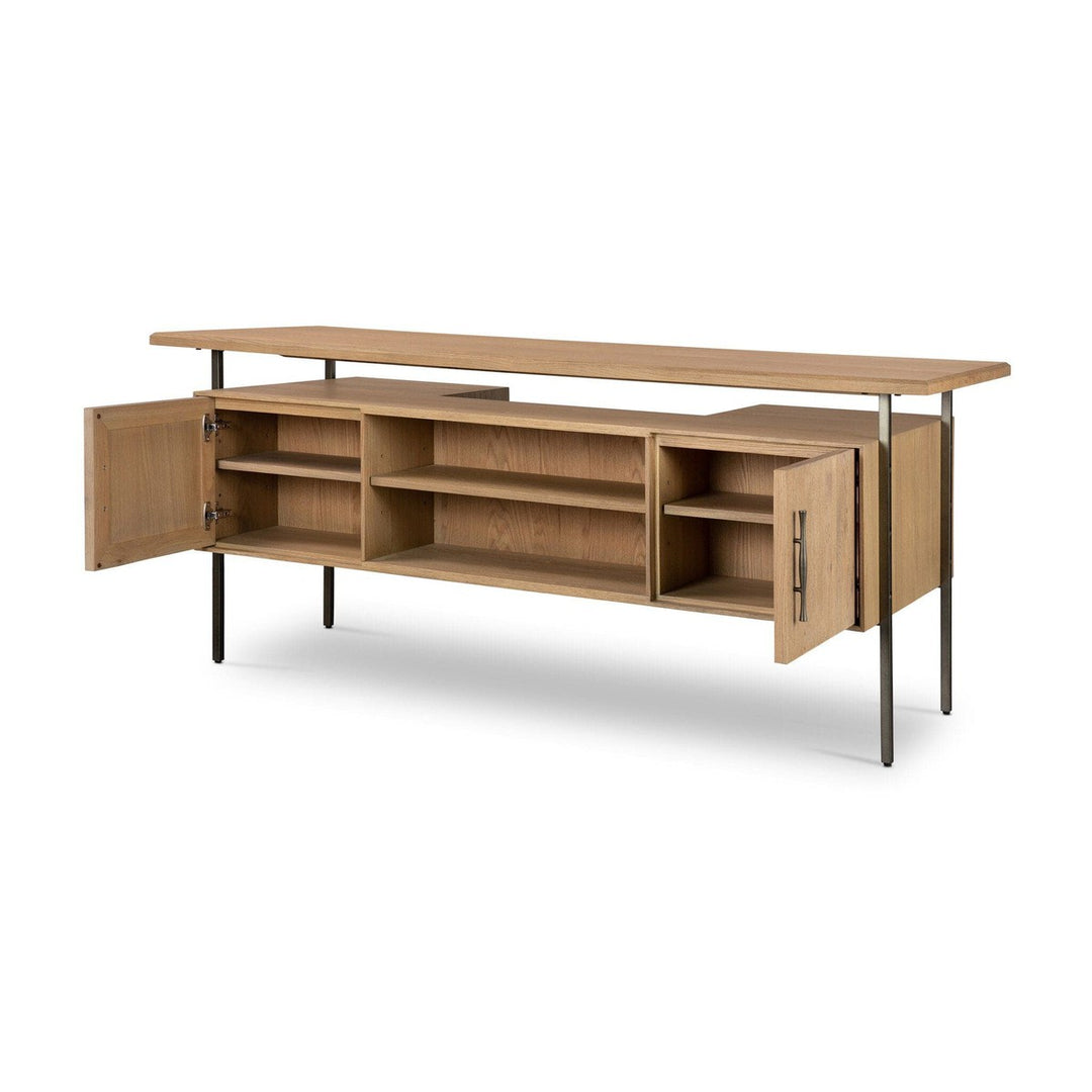 Laurel Desk - Natural Resawn Oak