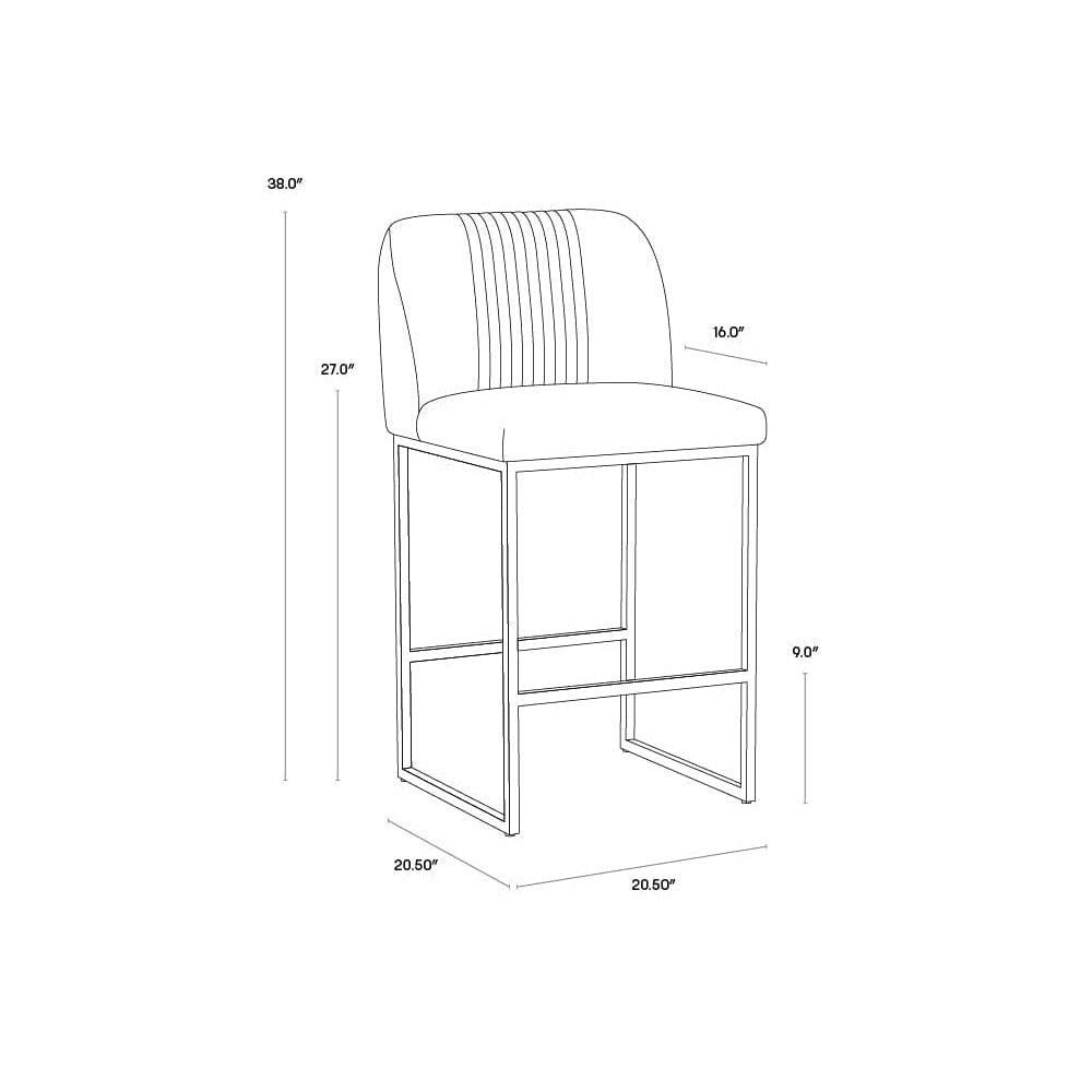 Nevin Counter Stool-Sunpan-SUNPAN-104648-Stools & Ottomans-6-France and Son