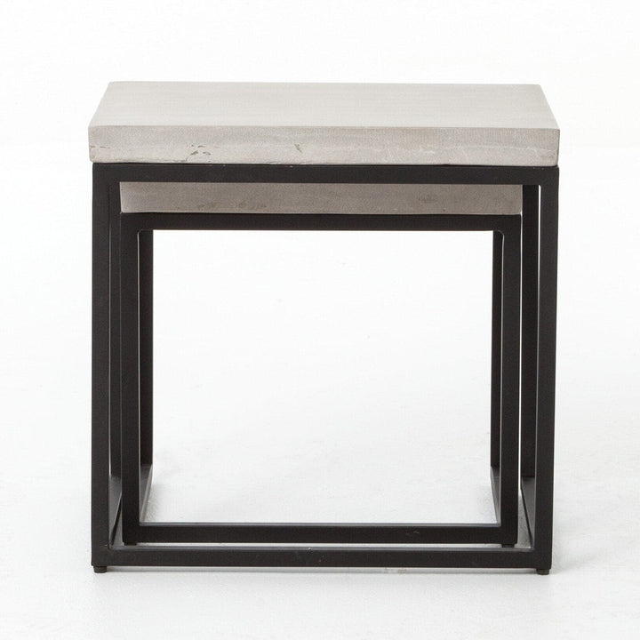 Maxim Nesting End Table - Natural Concrete