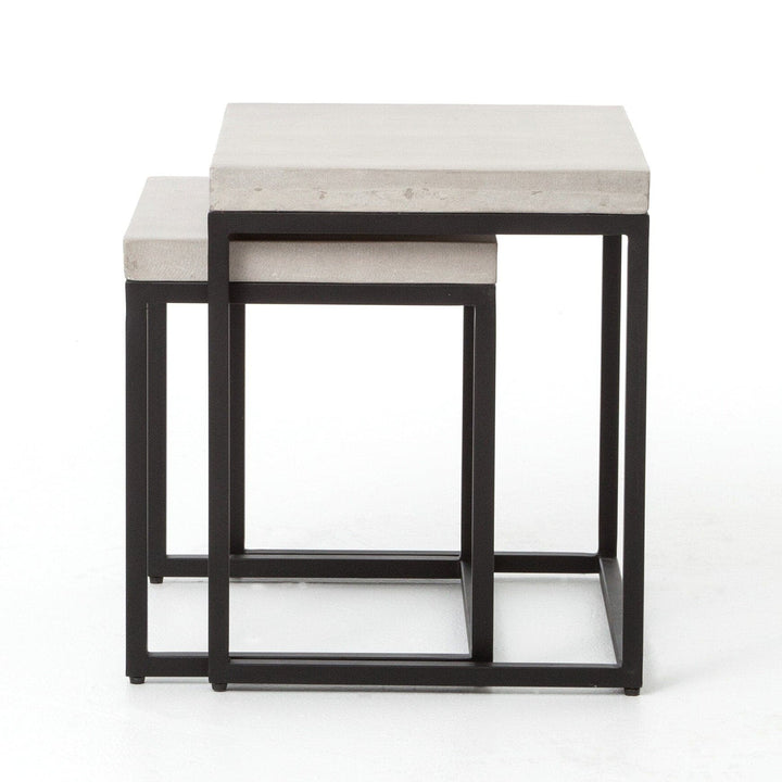 Maxim Nesting End Table - Natural Concrete