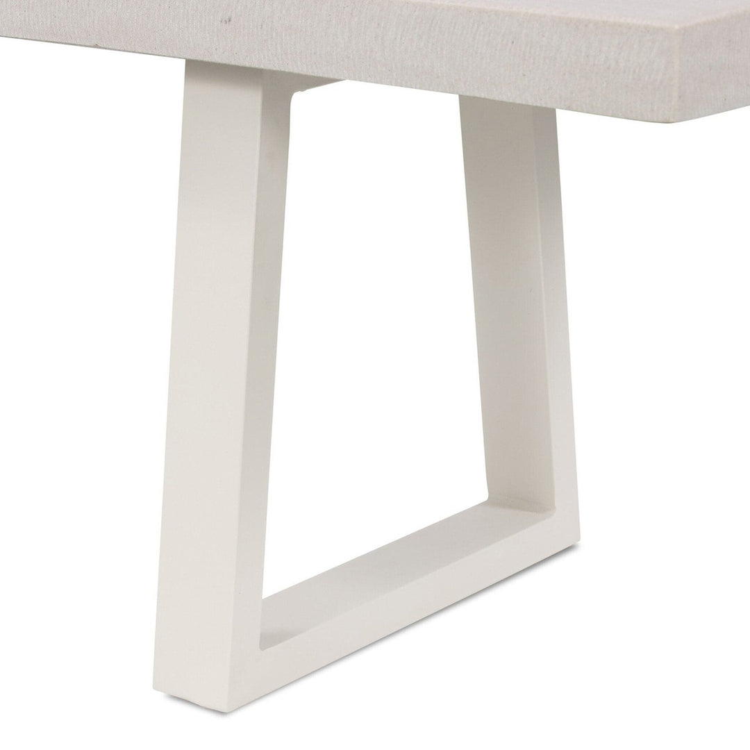 Cyrus Dining Bench - Natural White