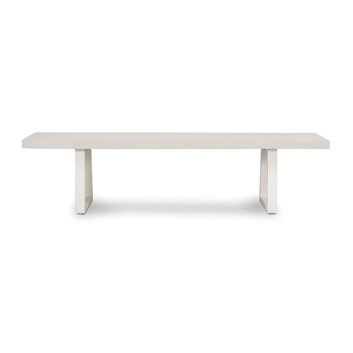 Cyrus Dining Bench - Natural White